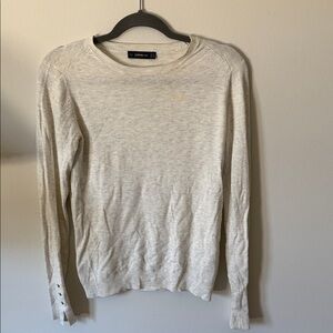 Zara Women's Light Gray Sweater